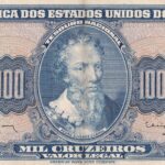 C 056 - CÉDULA 1000 CRUZEIROS 1963 - TESOURO NACIONAL - 1ª Estampa (ABN) - MBC/S