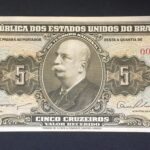 C 067 - CÉDULA 5 CRUZEIROS 1954 - TESOURO NACIONAL - 2ª Estampa (TLR) - FE