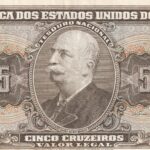 C 074 - CÉDULA 5 CRUZEIROS 1964 - TESOURO NACIONAL - 2ª Estampa (TLR) - Soberba