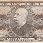 C 074b - CÉDULA 5 CRUZEIROS 1964 - TESOURO NACIONAL - 2ª Estampa (TLR) - Soberba