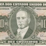 C 077 - CÉDULA 10 CRUZEIROS 1954 - TESOURO NACIONAL - 2ª Estampa (TLR) - FE