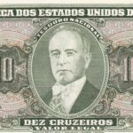 C 082 - CÉDULA 10 CRUZEIROS 1962 - TESOURO NACIONAL - 2ª Estampa (TLR) - FE