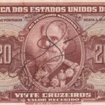 C083 - CÉDULA 20 CRUZEIROS 1950 - TESOURO NACIONAL - 2ª Estampa (TLR) - FE