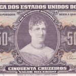 C090 - CÉDULA 50 CRUZEIROS 1954 - TESOURO NACIONAL - 2ª Estampa (TLR) - FE