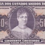 C 091 - CÉDULA 50 CRUZEIROS 1955 - TESOURO NACIONAL - 2ª Estampa (TLR) - Soberba