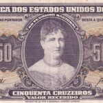 C 092 - CÉDULA 50 CRUZEIROS 1960 - TESOURO NACIONAL - 2ª Estampa (TLR) - Soberba