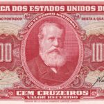 C 095 - CÉDULA 100 CRUZEIROS 1960 - TESOURO NACIONAL - 2ª Estampa (TLR) - FE