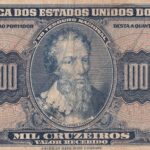 C104 - CÉDULA 1000 CRUZEIROS 1949 - TESOURO NACIONAL - 2ª Estampa (TLR) - MBC