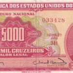 C107 - CÉDULA 5000 CRUZEIROS 1963 - TESOURO NACIONAL - 2ª Estampa (TLR) - Soberba
