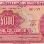C 108 - CÉDULA 5000 CRUZEIROS 1964 - TESOURO NACIONAL - 2ª Estampa (TLR) - Soberba