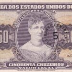 C 116 - CÉDULA  5 CENTAVOS  c/c em 50 CRUZEIROS 1967 - BANCO CENTRAL DO BRASIL  - 2ª Estampa (TLR) - Soberba