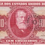 C 117 - CÉDULA  10 CENTAVOS  c/c em 100 CRUZEIROS 1966 - BANCO CENTRAL DO BRASIL  - 2ª Estampa (TLR) - FE