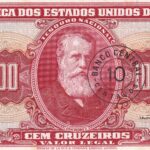 C 118 - CÉDULA  10 CENTAVOS  c/c em 100 CRUZEIROS 1967 - BANCO CENTRAL DO BRASIL  - 2ª Estampa (TLR) - FE