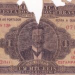 R 080 CÉDULA  1 MIL RÉIS  1923 - República -Tesouro Nacional - 13ª Estampa (CMB) - Série 1/45 - R