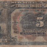 R093 CÉDULA  5 MIL RÉIS  1908- República -Tesouro Nacional -13ª Estampa (GD e CMB)- Série 1/70 - UTG