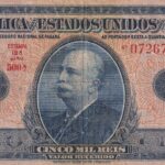 R 100c CÉDULA  5 MIL RÉIS 1942 - República -Tesouro Nacional -19ª Estampa (ABN) - Série 474/773 - MBC