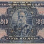 R 119a CÉDULA  20 MIL RÉIS 1924 - República -Tesouro Nacional - 16ª Estampa (CMB)- Série 1/37 - MBC