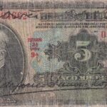 R 203a - CÉDULA 5 MIL RÉIS 1930 - República -  Banco do Brasil -2ª Estampa (ABN) - Série 25-30 - BC (bordas aparadas)