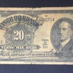 R 205a - CÉDULA 20 MIL RÉIS 1930 - República -  Banco do Brasil -2ª Estampa (ABN) - Série 1-16 e 20 - BC