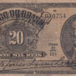 R 205a - CÉDULA 20 MIL RÉIS 1930 - República -  Banco do Brasil -2ª Estampa (ABN) - Série 1-16 e 20 - BC