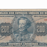 C037 - CÉDULA 200 CRUZEIROS 1943 - TESOURO NACIONAL - 1ª Estampa (ABN - MBC