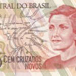 C 206 - CÉDULA  100 CRUZADOS NOVOS 1989 - BANCO CENTRAL DO BRASIL  - CMB  - FE