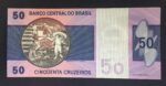 C 144- - CÉDULA  50 CRUZEIROS 1980 - BANCO CENTRAL DO BRASIL  - CMB -  Soberba - Imagem 2