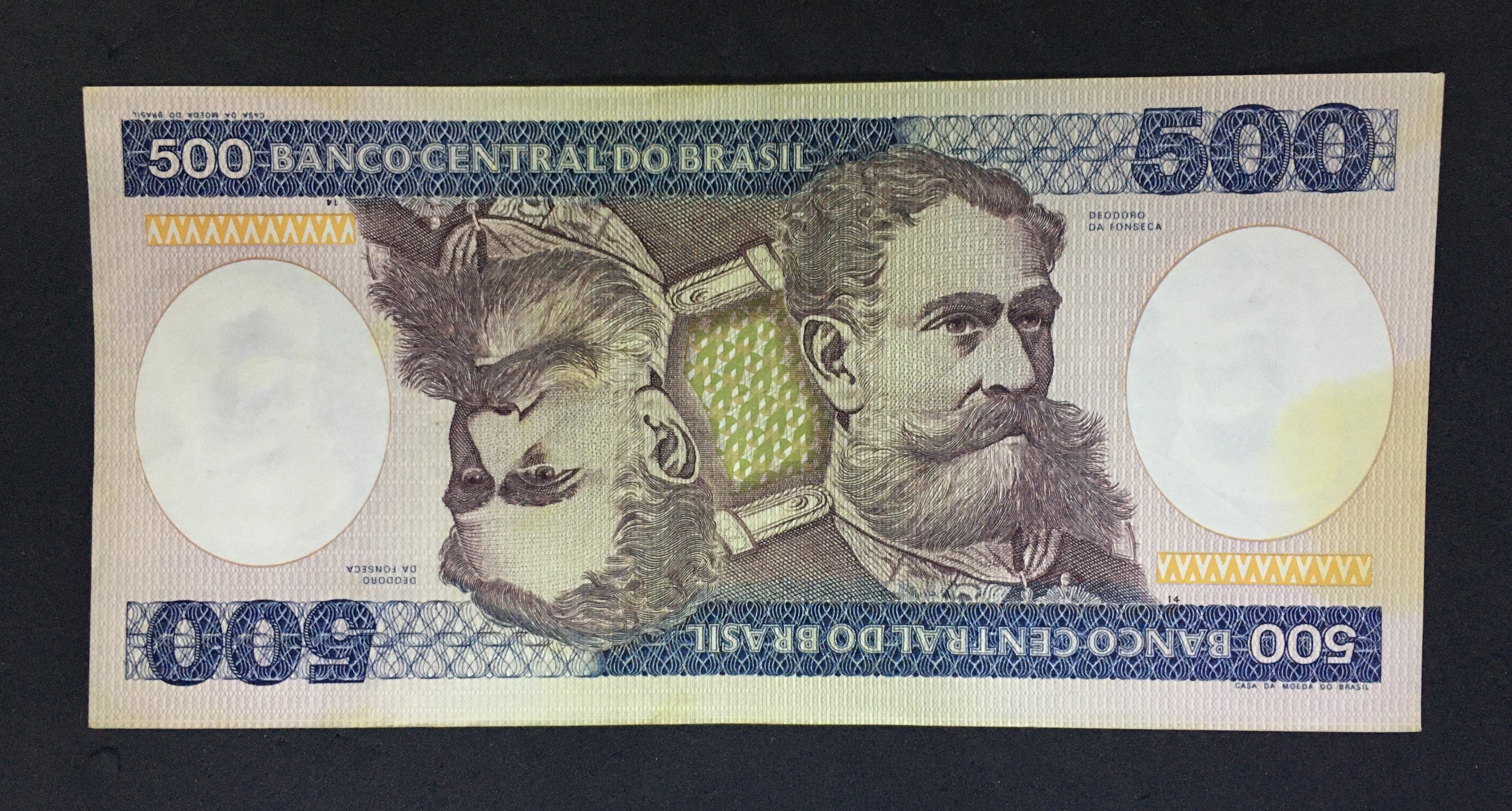 C 160 CÉdula 500 Cruzeiros 1981 Banco Central Do Brasil Cmb