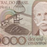 C 170 - CÉDULA  10000 CRUZEIROS 1984 - BANCO CENTRAL DO BRASIL  - CMB  - FE