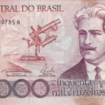 C 175 - CÉDULA  50.000 CRUZEIROS 1986 - BANCO CENTRAL DO BRASIL  - CMB  - FE (com manchas)