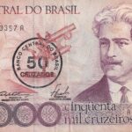 C178 - CÉDULA 50 CRUZADOS C/C EM 50.000 CRUZEIROS 1986 - BANCO CENTRAL DO BRASIL  - CMB  - Soberba