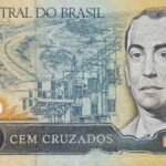 C 185 - CÉDULA 100 CRUZADOS 1986 - BANCO CENTRAL DO BRASIL  - CMB  - FE