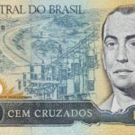 C 187 - CÉDULA 100 CRUZADOS 1987 - BANCO CENTRAL DO BRASIL  - CMB  - FE