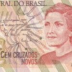 C 206 - CÉDULA  100 CRUZADOS NOVOS 1989 - BANCO CENTRAL DO BRASIL  - CMB  - Soberba