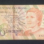 C 206 - CÉDULA  100 CRUZADOS NOVOS 1989 - BANCO CENTRAL DO BRASIL  - CMB  - MBC