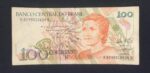 C 207 - CÉDULA  100 CRUZADOS NOVOS 1989 - BANCO CENTRAL DO BRASIL  - CMB  - MBC