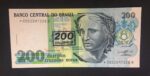 C 212a - CÉDULA  200 CRUZEIROS C/C EM 200 CRUZADOS NOVOS  1990 - BANCO CENTRAL DO BRASIL  - CMB  - REPOSIÇÃO -  FE
