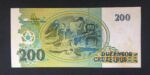 C 215 - CÉDULA  200 CRUZEIROS  1990 - BANCO CENTRAL DO BRASIL  - CMB  - Soberba - Imagem 2