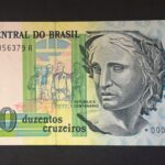 C 215a - CÉDULA  200 CRUZEIROS  1990 - BANCO CENTRAL DO BRASIL  - CMB  - REPOSIÇÃO - FE