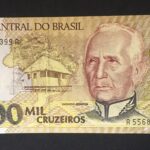 C 217 - CÉDULA  1000 CRUZEIROS  1990 - BANCO CENTRAL DO BRASIL  - CMB  - FE