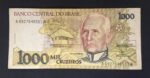 C 218 - CÉDULA  1000 CRUZEIROS  1991 - BANCO CENTRAL DO BRASIL  - CMB  - Soberba