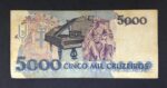 C 219 - CÉDULA  5000 CRUZEIROS  1990 - BANCO CENTRAL DO BRASIL  - CMB  - MBC - Imagem 2