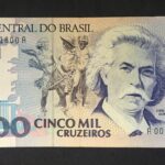 C 219 - CÉDULA  5000 CRUZEIROS  1990 - BANCO CENTRAL DO BRASIL  - CMB  - Soberba