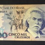 C 221 - CÉDULA  5000 CRUZEIROS  1993 - BANCO CENTRAL DO BRASIL  - CMB  - MBC