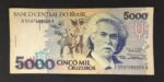 C 221 - CÉDULA  5000 CRUZEIROS  1993 - BANCO CENTRAL DO BRASIL  - CMB  - MBC