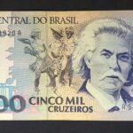 C 221-  CÉDULA  5000 CRUZEIROS  1993 - BANCO CENTRAL DO BRASIL  - CMB  -  Soberba