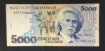 C 221-  CÉDULA  5000 CRUZEIROS  1993 - BANCO CENTRAL DO BRASIL  - CMB  -  Soberba