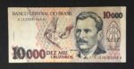 C 223 - CÉDULA  10000 CRUZEIROS  1991 - BANCO CENTRAL DO BRASIL  - CMB  - FE