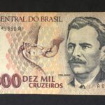 C 223 - CÉDULA  10000 CRUZEIROS  1991 - BANCO CENTRAL DO BRASIL  - CMB  - Soberba