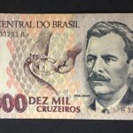 C 224 - CÉDULA  10000 CRUZEIROS  1992 - BANCO CENTRAL DO BRASIL  - CMB  - FE